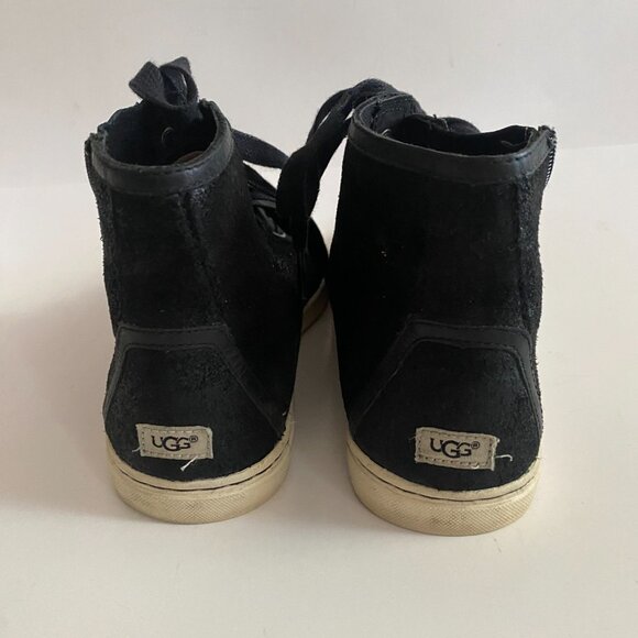 UGG Blaney Crystals Women's Black High Top Sneakers Size 7.5 1008490 Fall - Picture 9 of 15